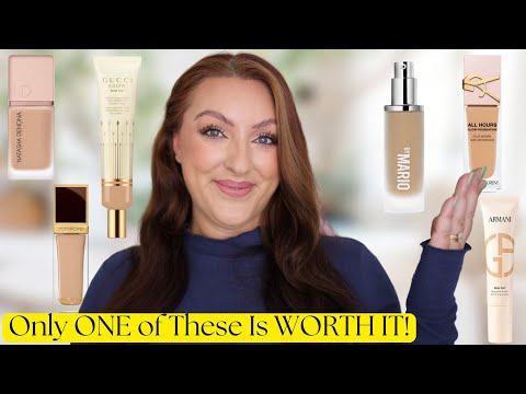 LUXURY FOUNDATIONS ROUNDUP & RANKING | Are Any New Luxury Foundations PERFECT For Mature Skin?