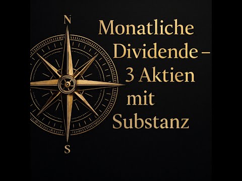 3 Aktien monatliche Dividende Cashflow-Setup April 2025