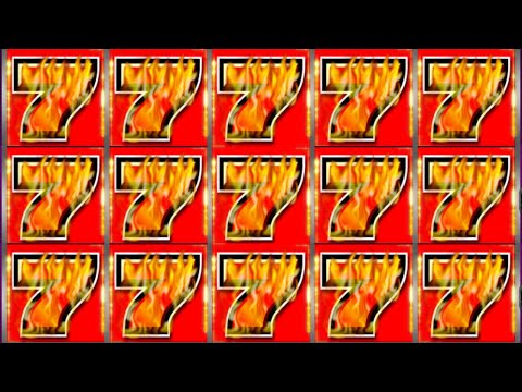 5 lines Lucky 777 Sizzling Hot Deluxe slot game jackpot