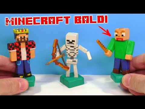 Making BALDI'S BASICS in Minecraft with Clay
