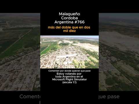 Malagueño, Cordoba desde el Microsoft Flight Simulator #malagueño #cordoba #msfs #joaha45 #argentina