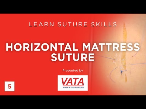 Horizontal Mattress Suture - Learn Suture Techniques - VATA