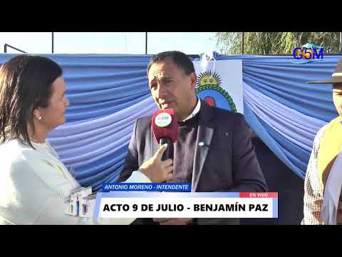Acto 9 julio - Benjamín Paz