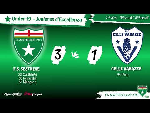 JUNIORES Sestrese-CelleVarazze 7-1-23