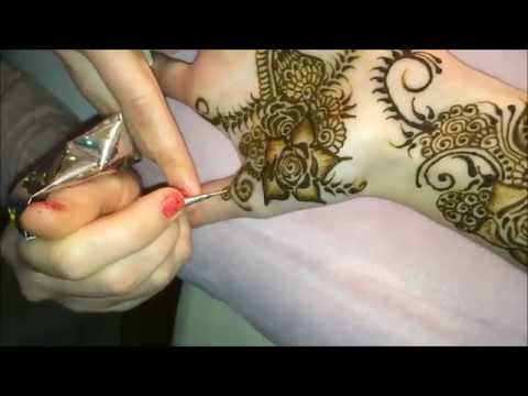 full arm bridal floral mehndi design by bellas mehndi berlin