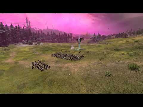 Irondrakes vs  Dark Elf forces - Part 1 of 2 - Total War Warhammer III