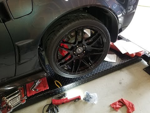 Installing Heavy Duty ARP Wheel Studs on Rear of Boosted C6. Boosted C6 Build Part 73
