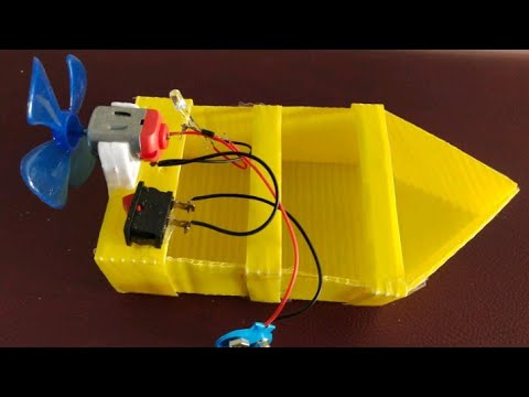 Make An Amazing  Electric Boat With Pepsi Cans and DC motor - DIY BOAT