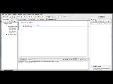 Java Tutorial Teil 36 - Fast alle notwendigen Klassen