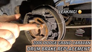Rear Brake Restoration: 2006 Dodge Grand Caravan (Drums + Wheel Cylinders)