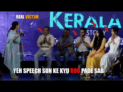 Everyone Started Crying When Real Life Victim Shared Her Story | The Kerala Story
