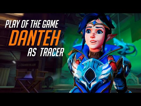 DANTEH PRO TRACER IN RANKED! POTG! [ OVERWATCH 2 SEASON 5 TOP 500 ]