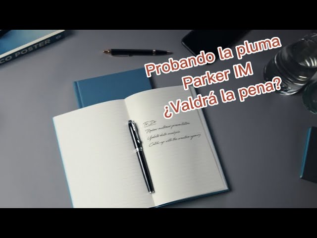 Vídeo relacionado con Pluma estilográfica Parker IM Core con grabado, bolígrafo prémium, caja de regalo, tinta azul, regalo personalizable, nombre grabado, pluma estilográfica, aniversario (Black Lacquer C.C.)