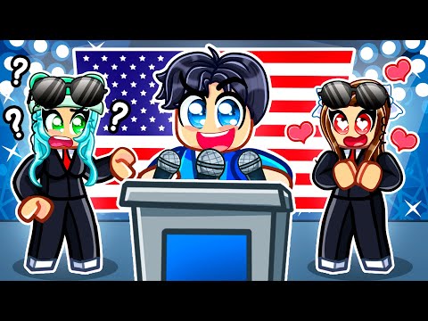 President And Security Guard FORBIDDEN LOVE In Roblox Snapchat!