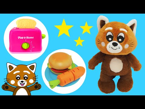 Pukkins gosedjur lagar rolig mat - Lek och lär - Lek med oss