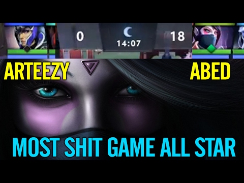 Abed Arteezy Us East 14 Min 0-18 Most Game All Star Dota 2