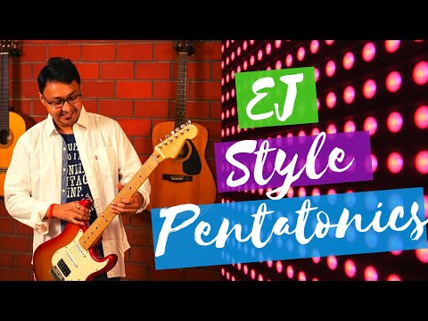 Eric Johnson Style Pentatonic ideas guitar Lesson (www.tamsguitar.com)