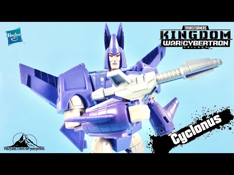 Transformers War for Cybertron Kingdom Voyager Class CYCLONUS Video Review