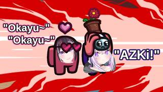 Okayu’s Curse on AZKi in Among Us【Hololive】