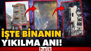 Saniyeler içinde yerle bir oldu! Gebze'deki 7 katlı binanın yıkılma anı ortaya ç