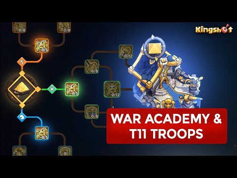 COMPLETE War Academy and T11 troops GUIDE in kingshot !