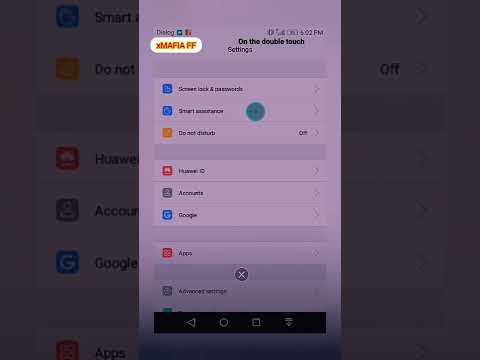 Huawei y5 2017 lock scren on double touch