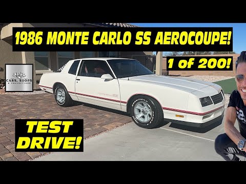 1986 Monte Carlo SS Aerocoupe! 1 of 200! Test Drive!