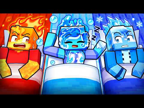 Having an ELEMENTAL Sleepover in Minecraft!