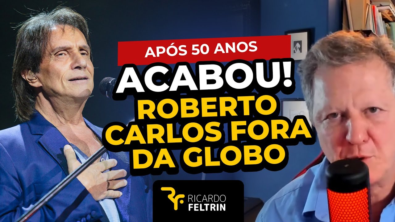 Roberto Carlos fora da Globo depois de 50 anos...