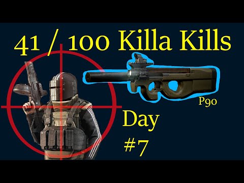 100 Killa Kills Day 7, P90 Only Today. The Stylish One.