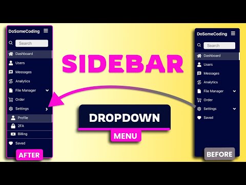 React Sidebar With Dropdown Menu Tutorial | Framer Motion | Hindi