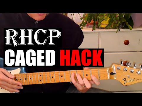 How John Frusciante uses CAGED - Under The Bridge