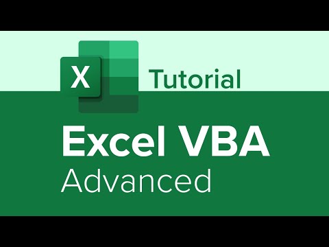 Excel VBA Advanced Tutorial