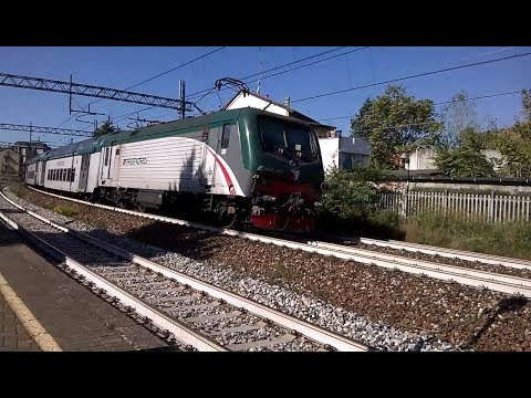 E464 285+6 2 piani Trenord - Monza Sobborghi - 08/10/2017