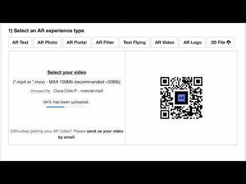 TUTORIAL: How to display an AR Video on an AR QR Code marker? | ar-code.com