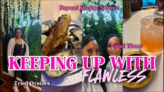 VLOG| I tried OYSTERS for the 1st time+Aunt Flow is visiting+Make it make sense+We outside