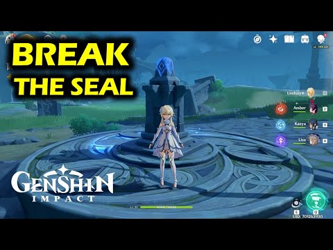 How To Break the Seal in Stormterror's Lair Puzzle | Light Guiding Ceremony | Genshin Impact