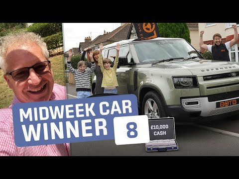 BOTB Midweek Car Competition Winner! Robert Miggels – Land Rover Defender 90 + £10k – Week 27 2020
