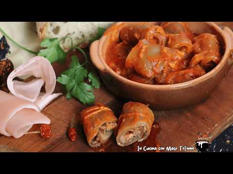 Involtini di Cotiche Ripiene alla Calabrese Cotti al Sugo, Un Gusto Irresistibile!