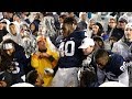 Penn State football's energetic post-game celebration after beating Iowa