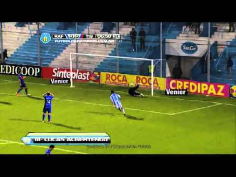 Gol de Albertengo. Rafaela 1 - Tigre 0. Fecha 18. Torneo Final 2014. Fútbol Para Todos.