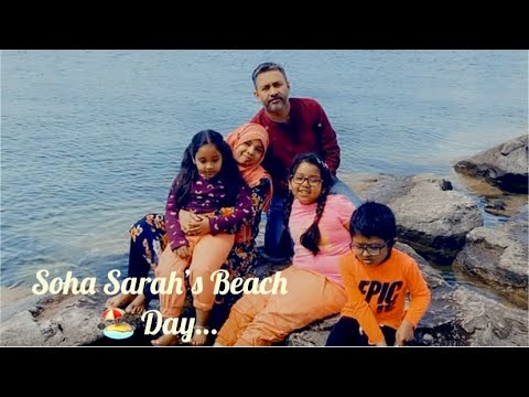 Soha Sarah’s Beach 🏖 🏝 Day..