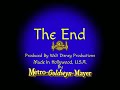 The End A Metro Goldwyn Mayer Picture X2 Walt Disney Productions 1949