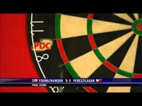 Perez & Ilagan @ World Cup of Darts 2012 vs USA