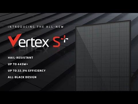 Trina Vertex S+ 445 Вт — модуль со стойкостью к граду и ветру