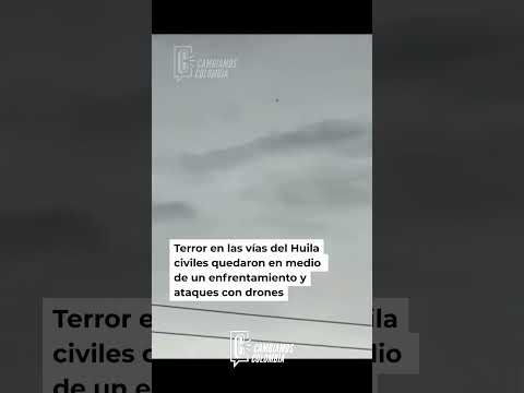 🚨 Momentos de tensión en La Plata, Huila: reportan ataque con drones y explosivos