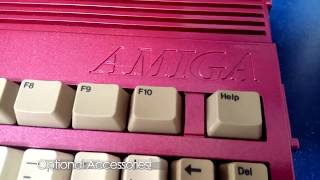 Stunning Two-Tone Amiga 600 in Metallic Pink & Black from AMI64.com