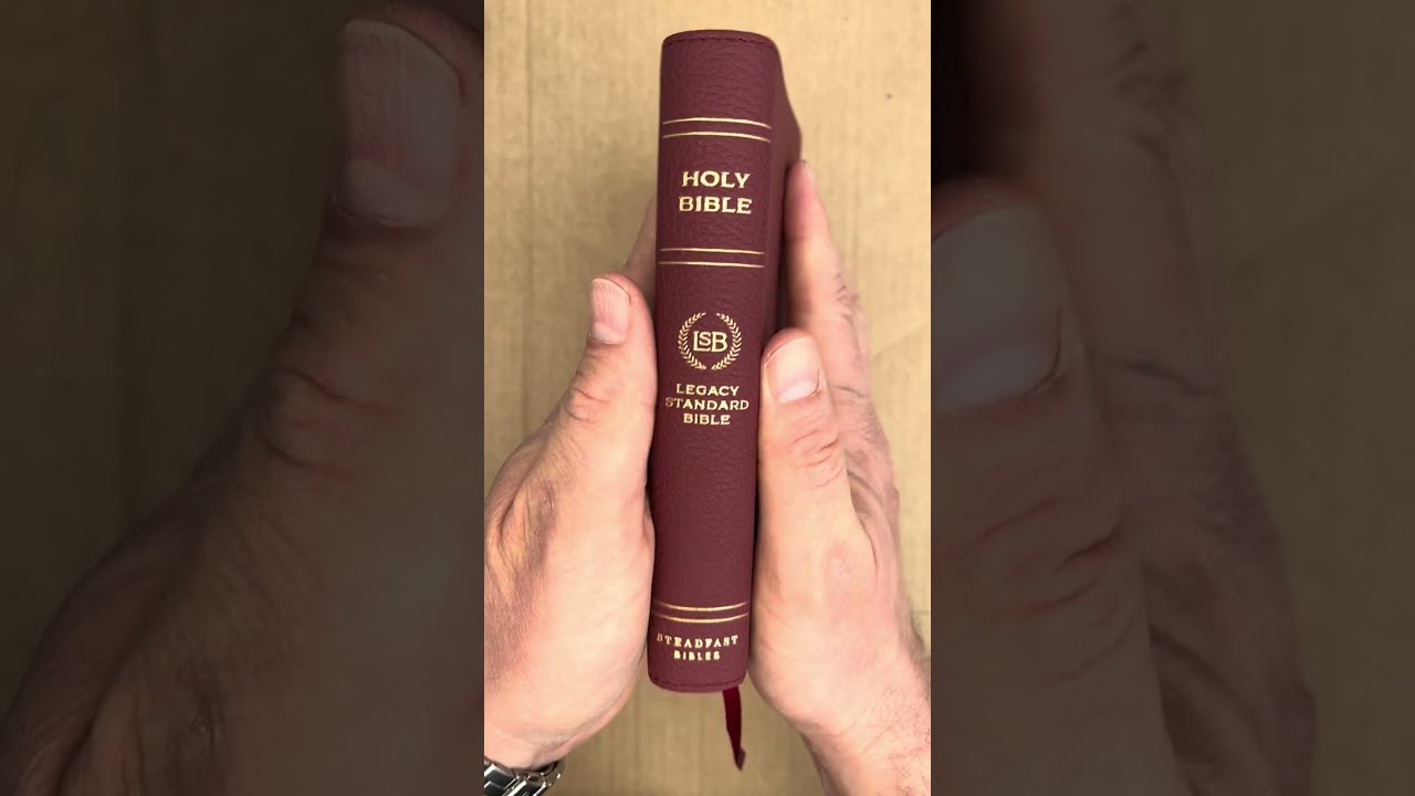 LSB Compact Edition Burgundy Cowhide Bible @Truflame 