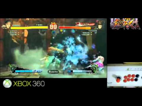 Daigo Umehara (Ryu) vs Vivi (Chun Li) vs YOSSAN (Juri) vs TONPY (Viper) - AE 2012 Matches