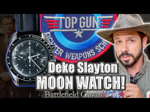 Moon Watch- Deke Slayton’s Omega Speedmaster, Top Gun Jacket, and NASA Space Pen